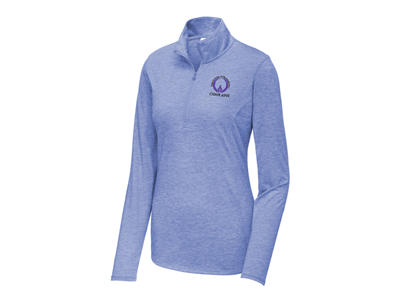 Sport-Tek Women's PosiCharge Tri-Blend Wicking 1/4-Zip Pullover